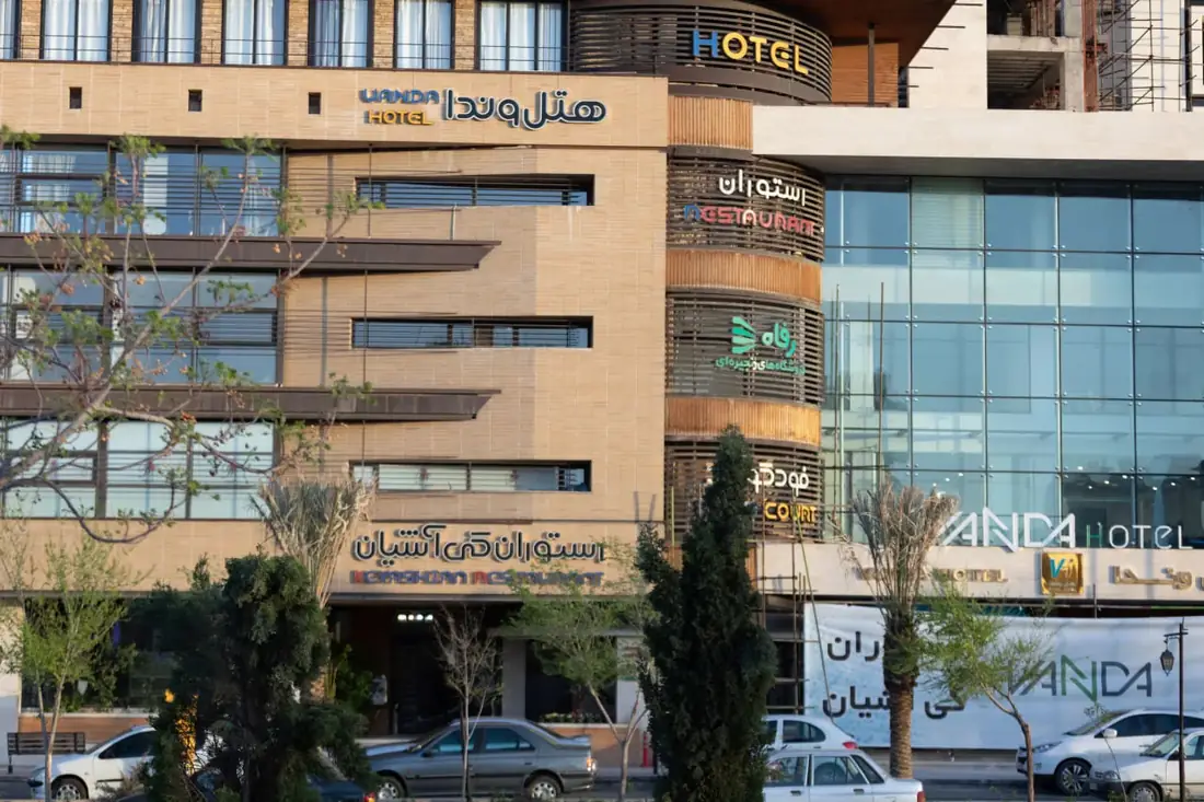 نمای هتل وندا کاشان در کاشان