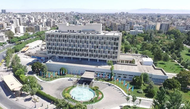 نمای هتل بین المللی هما 1 مشهد در مشهد