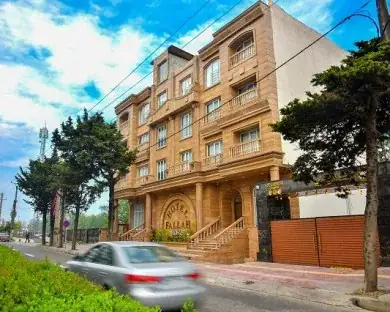 نمای هتل فلاح رامسر در رامسر