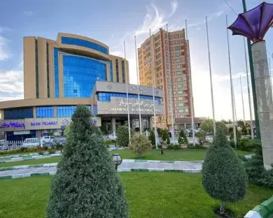 نمای هتل شهریار در تبریز